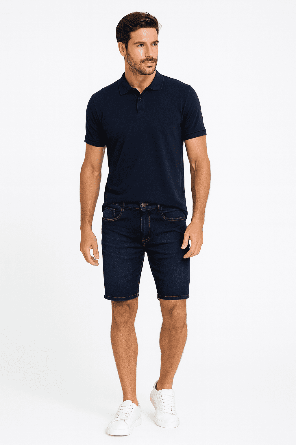 Bermuda Jeans In-Use Jeans Escuro