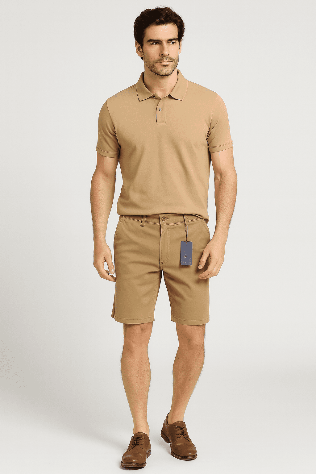 Bermuda Jeans In-Use Bege