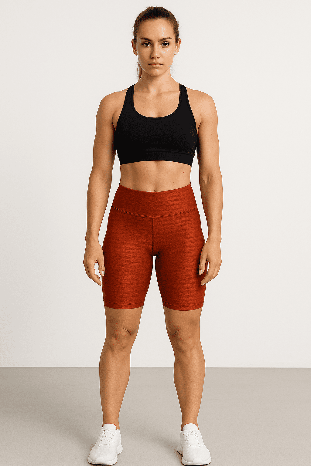 Bermuda Fitness JD Fitness Textura Laranja