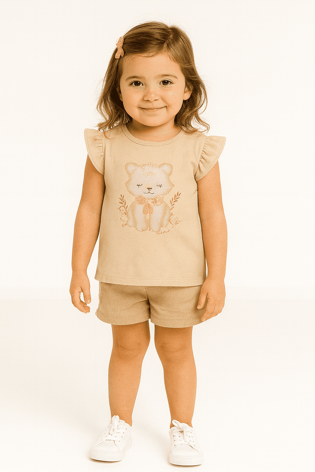 Blusa Brandili Mundi Cotton Rosa Claro Gatinho