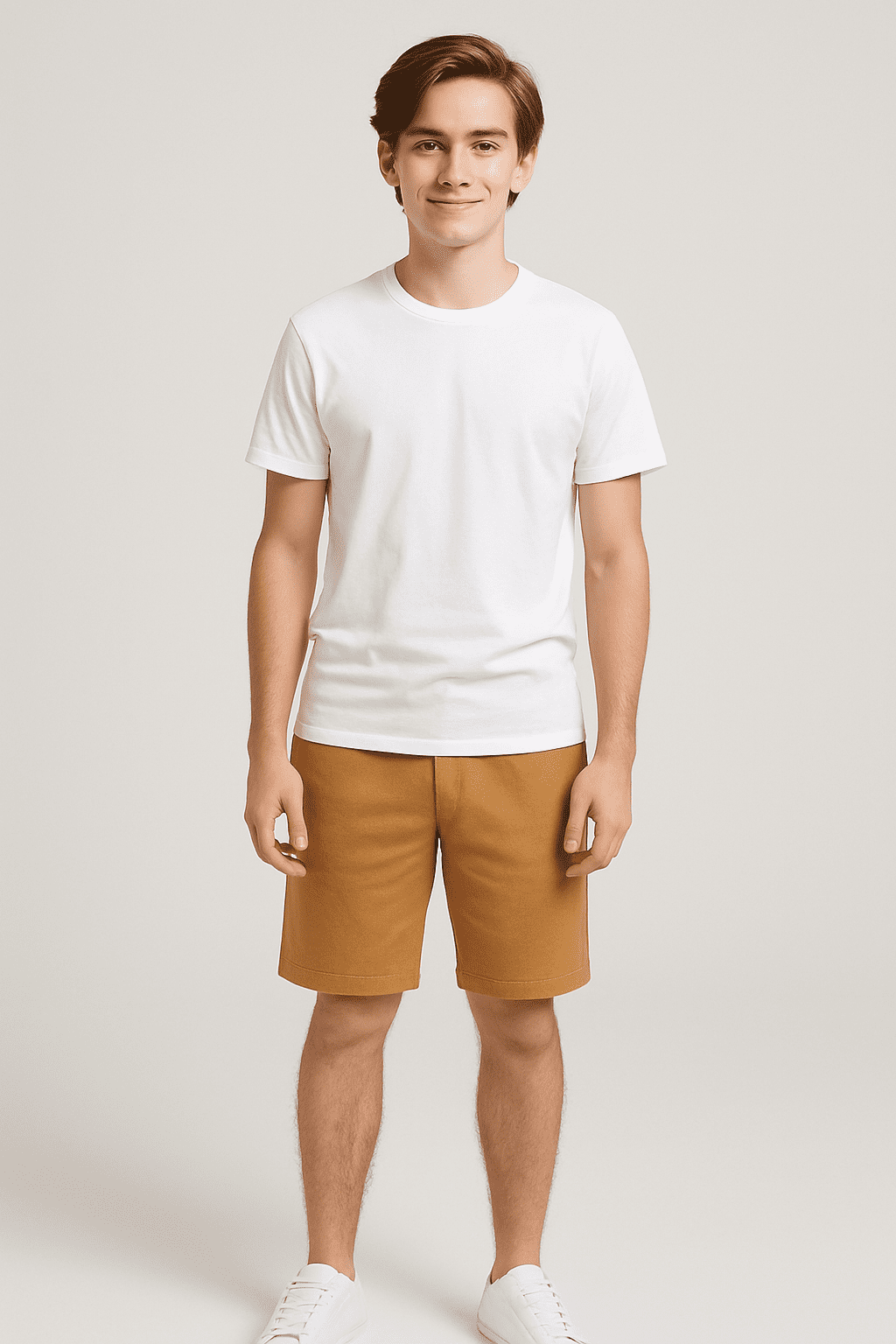 Bermuda Moletinho Marrom