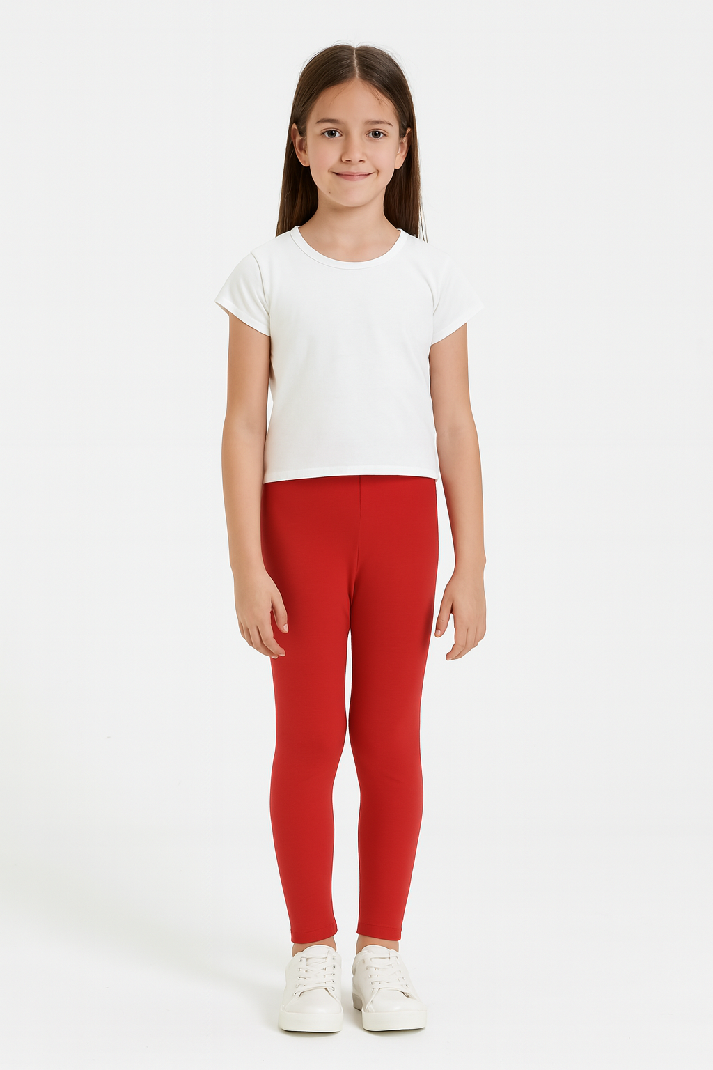 Calça Legging Cotton Vermelha