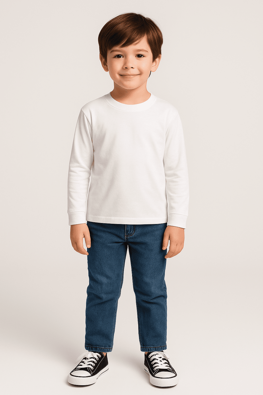 Camiseta Meia Malha Branca