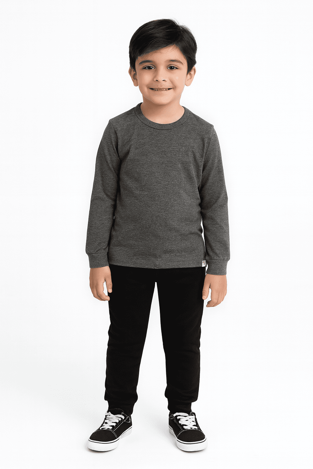 Camiseta Meia Malha Cinza