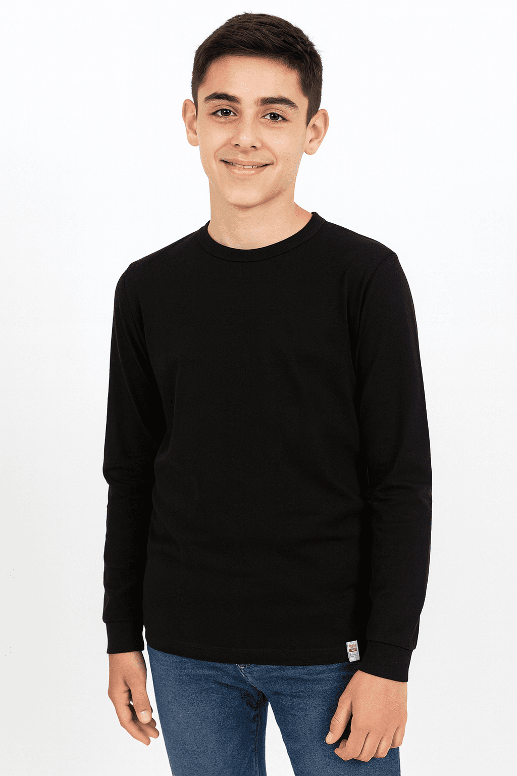 Camiseta Meia Malha Preto