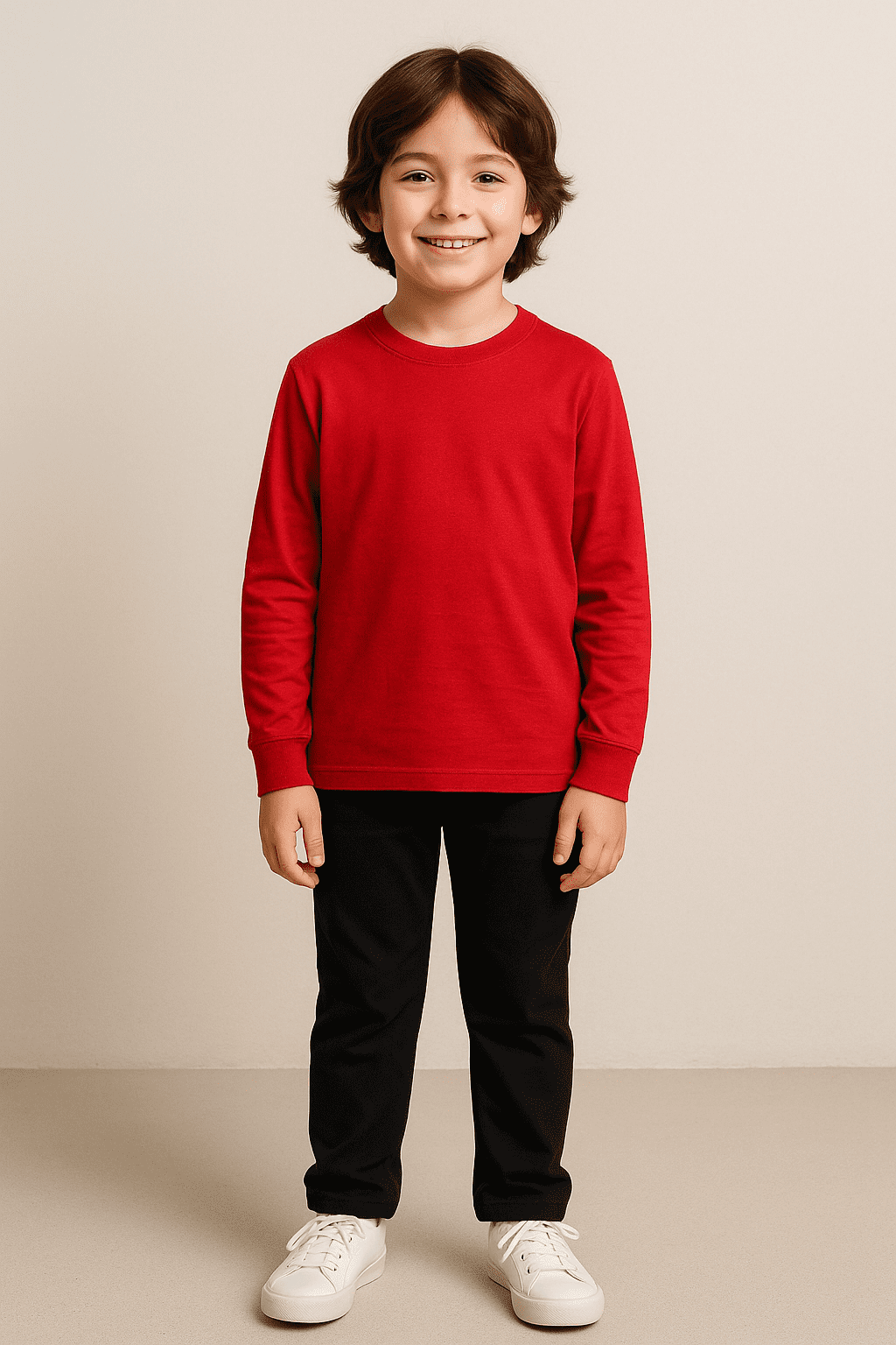 Camiseta Meia Malha Vermelho