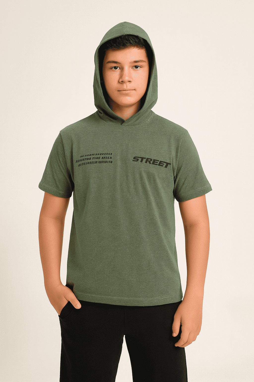 Camiseta Brandili Oversized Verde