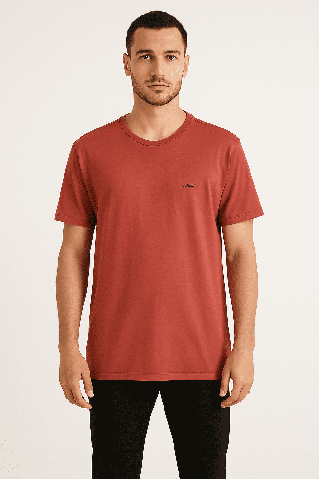 Camiseta Gola Lisa Colcci Vermelho Queimado