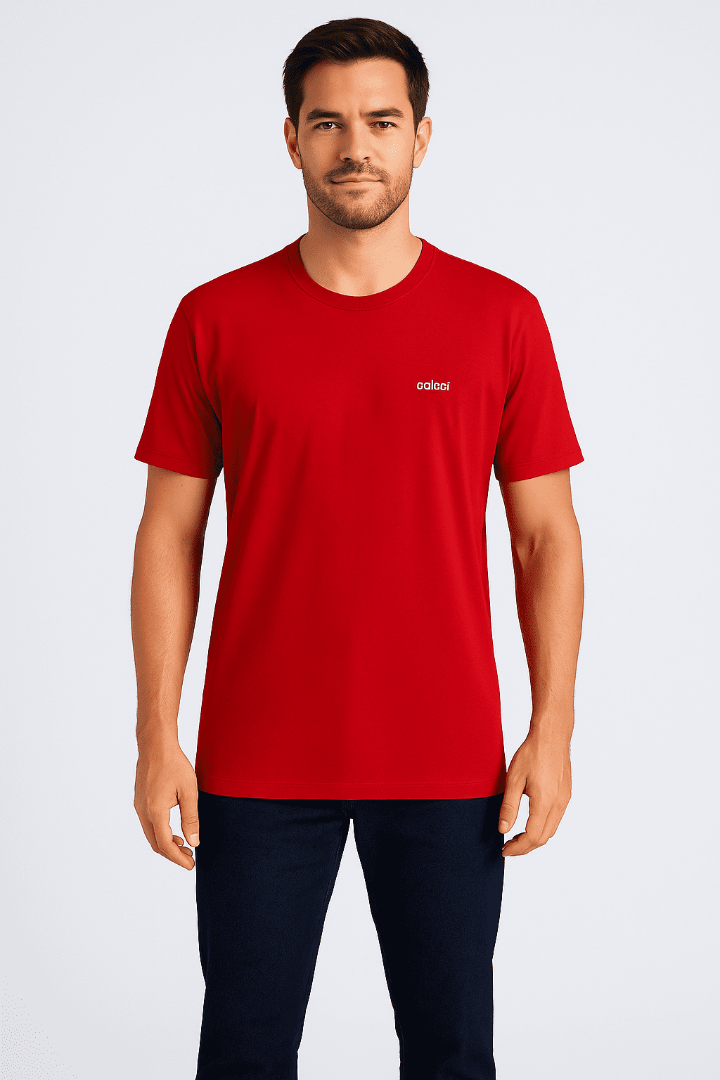 Camiseta Gola Lisa Colcci Vermelho