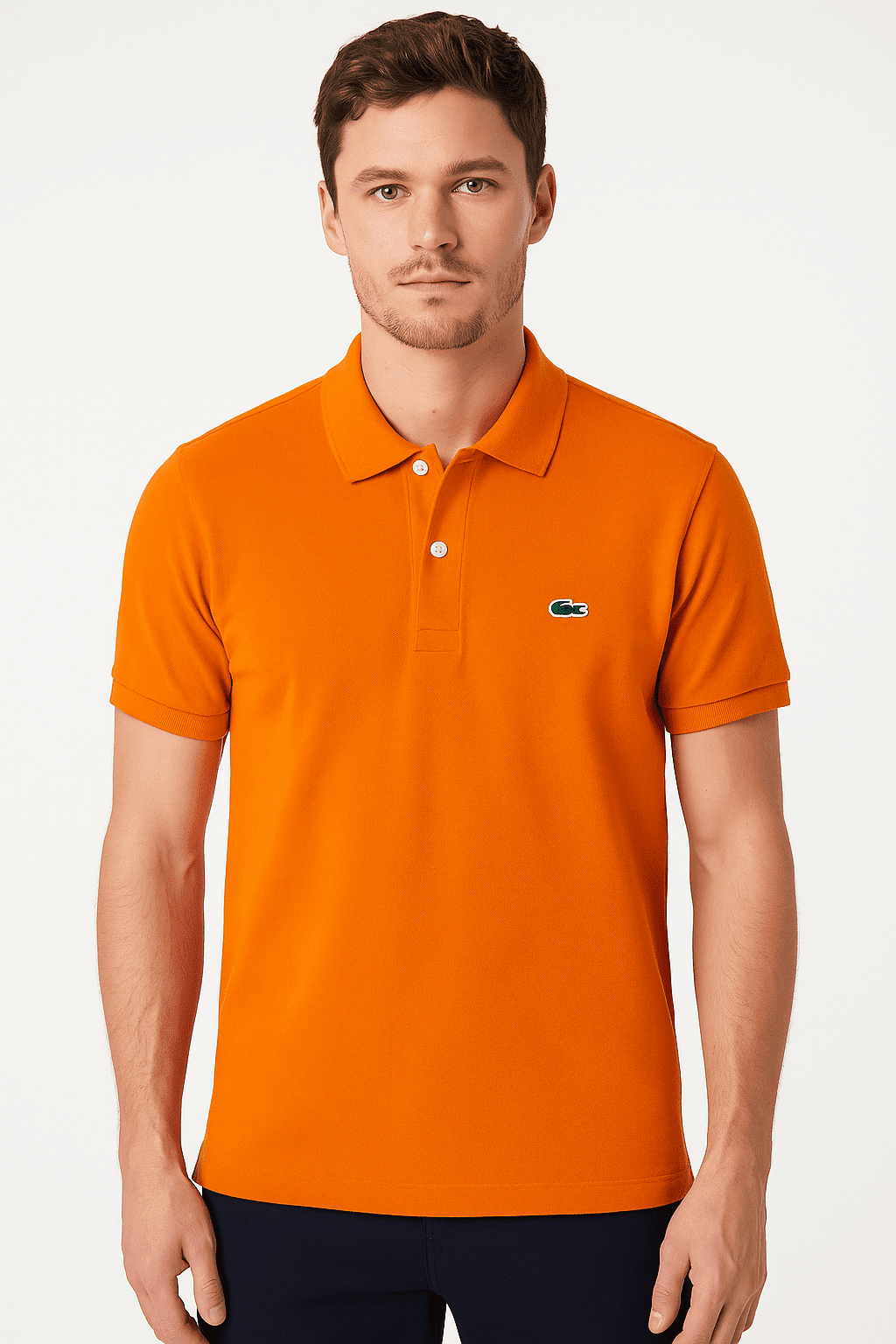 Camiseta Polo Lacoste Laranja