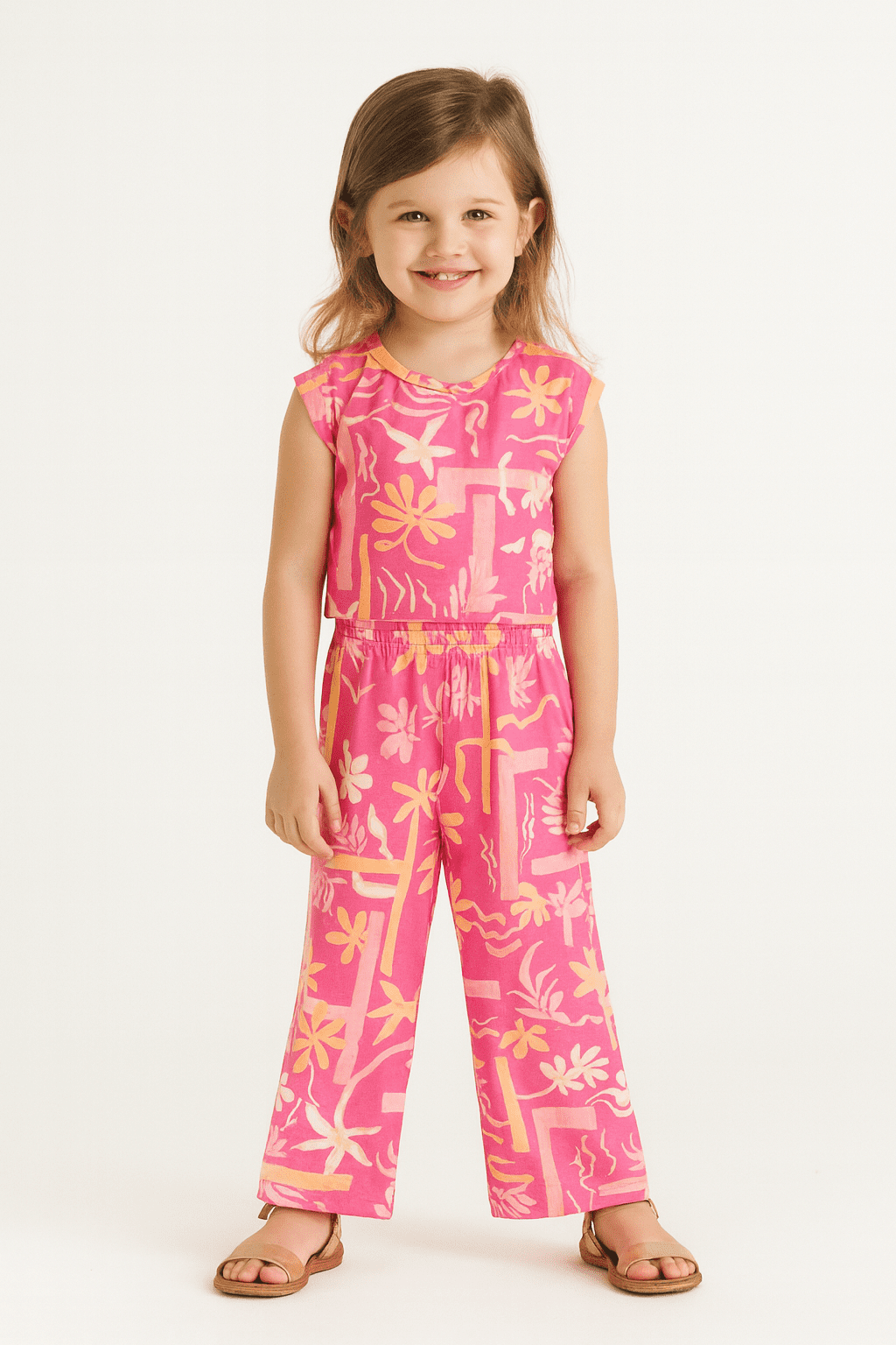 Conjunto Brandili Blusa e Calça Pantacourt