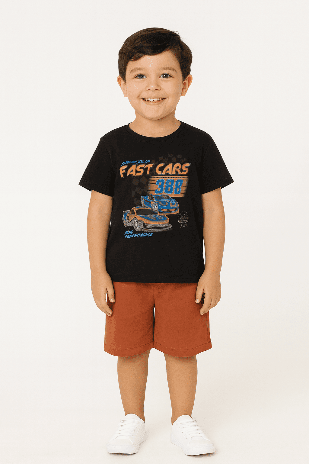 Conjunto Brandili Camiseta e Bermuda Moletinho