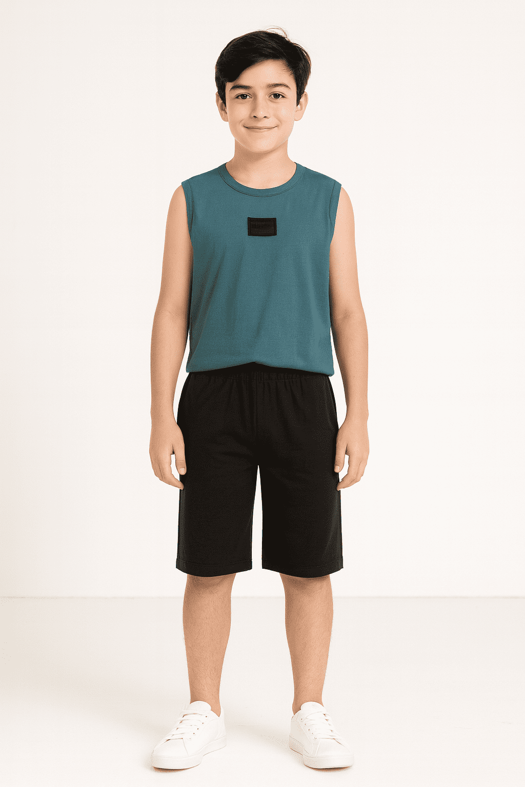 Conjunto Brandili Regata e Bermuda Azul