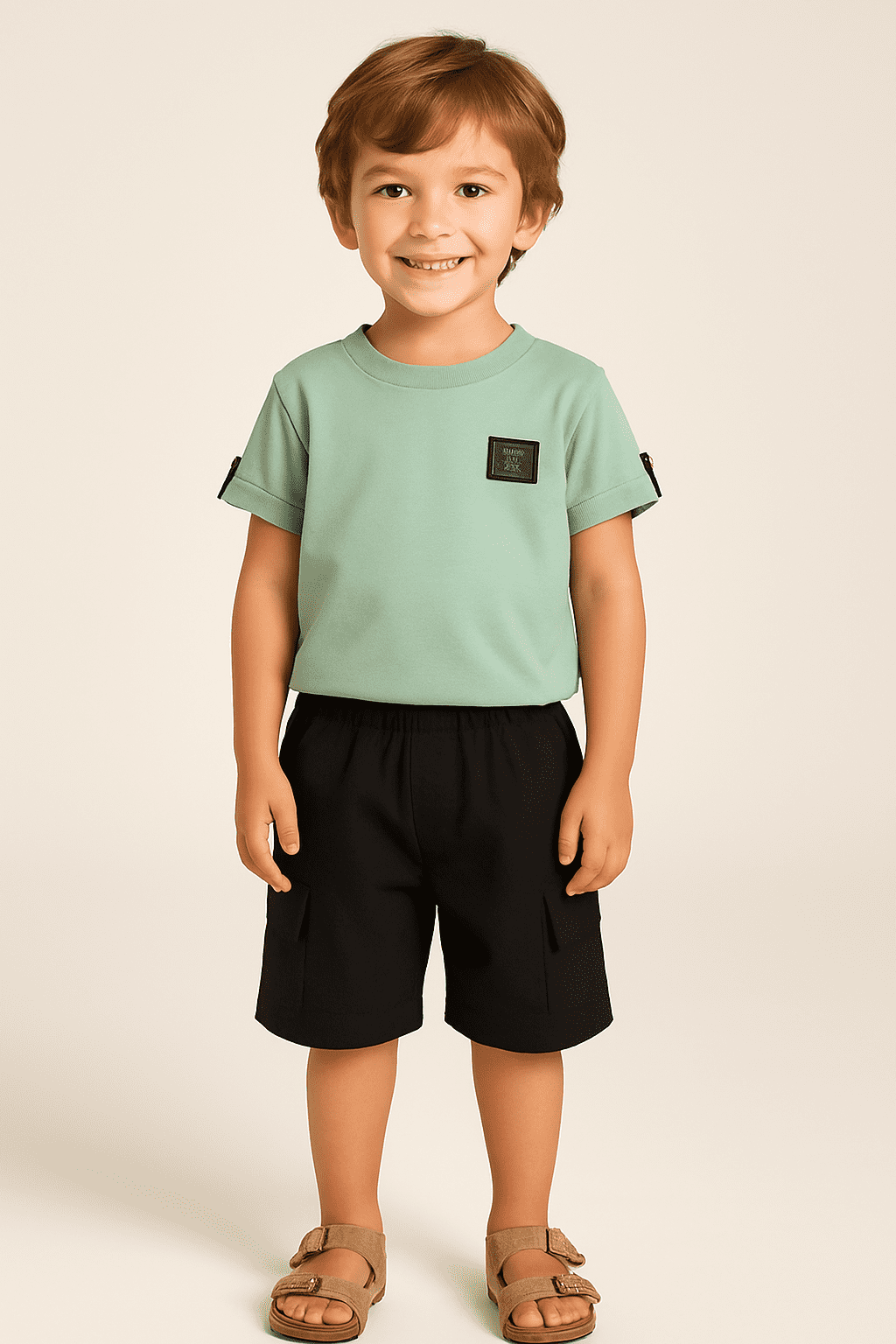 Conjunto Brandili Mundi Camiseta e Short Verde