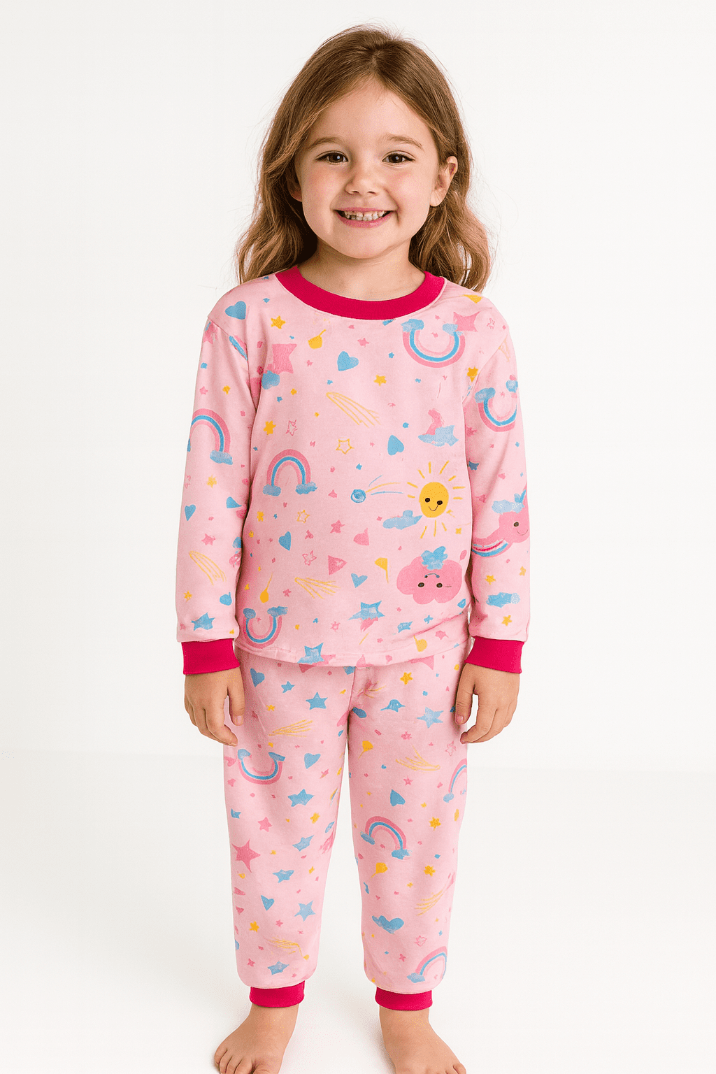 Pijama Modalle Rosa Estampado