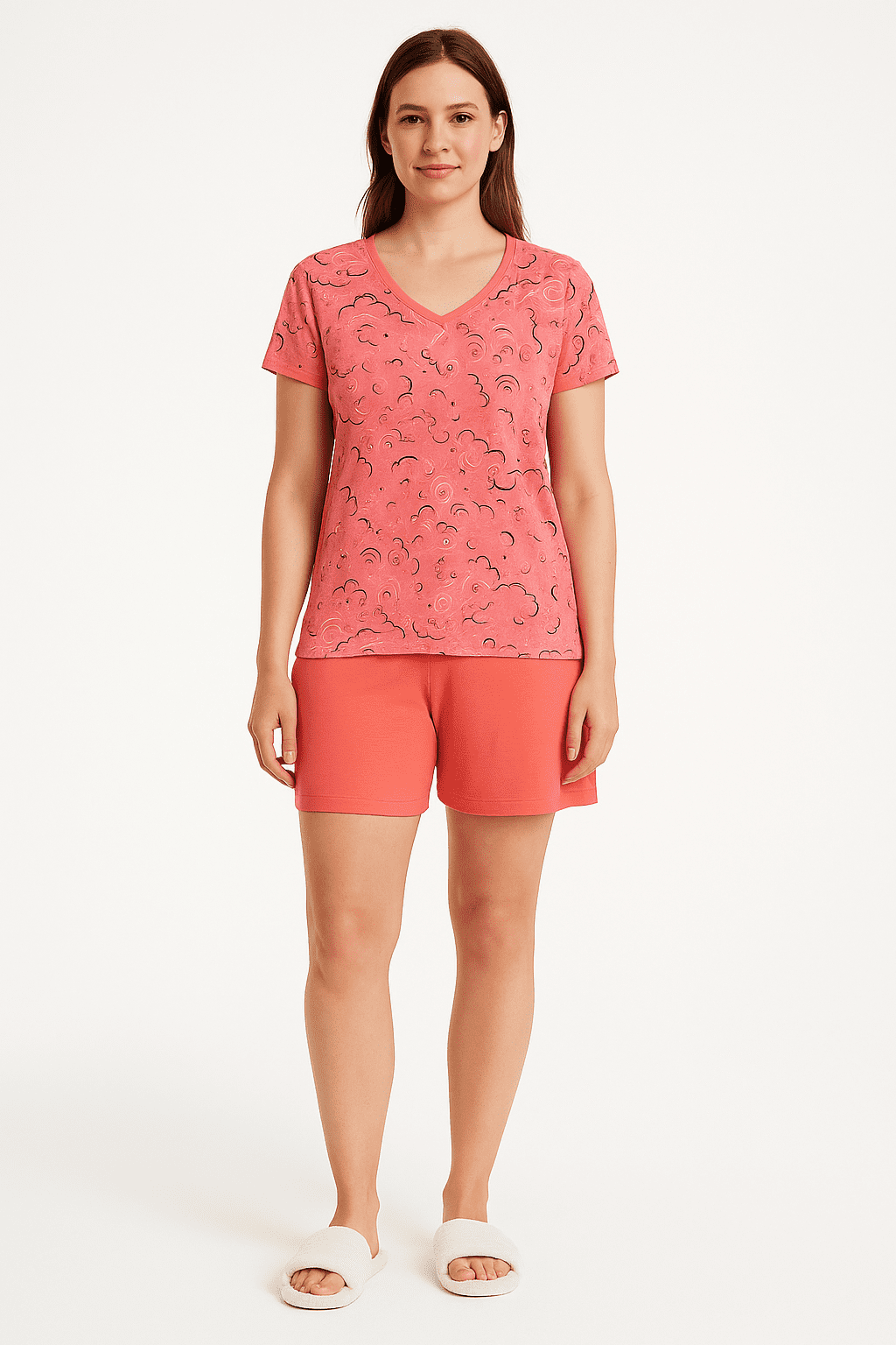 Pijama Modalle Rosa Estampado