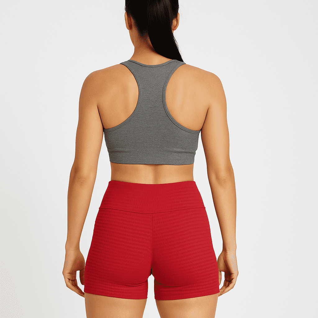 Short Fitness JD Fitness Textura Laranja - Imagem 2