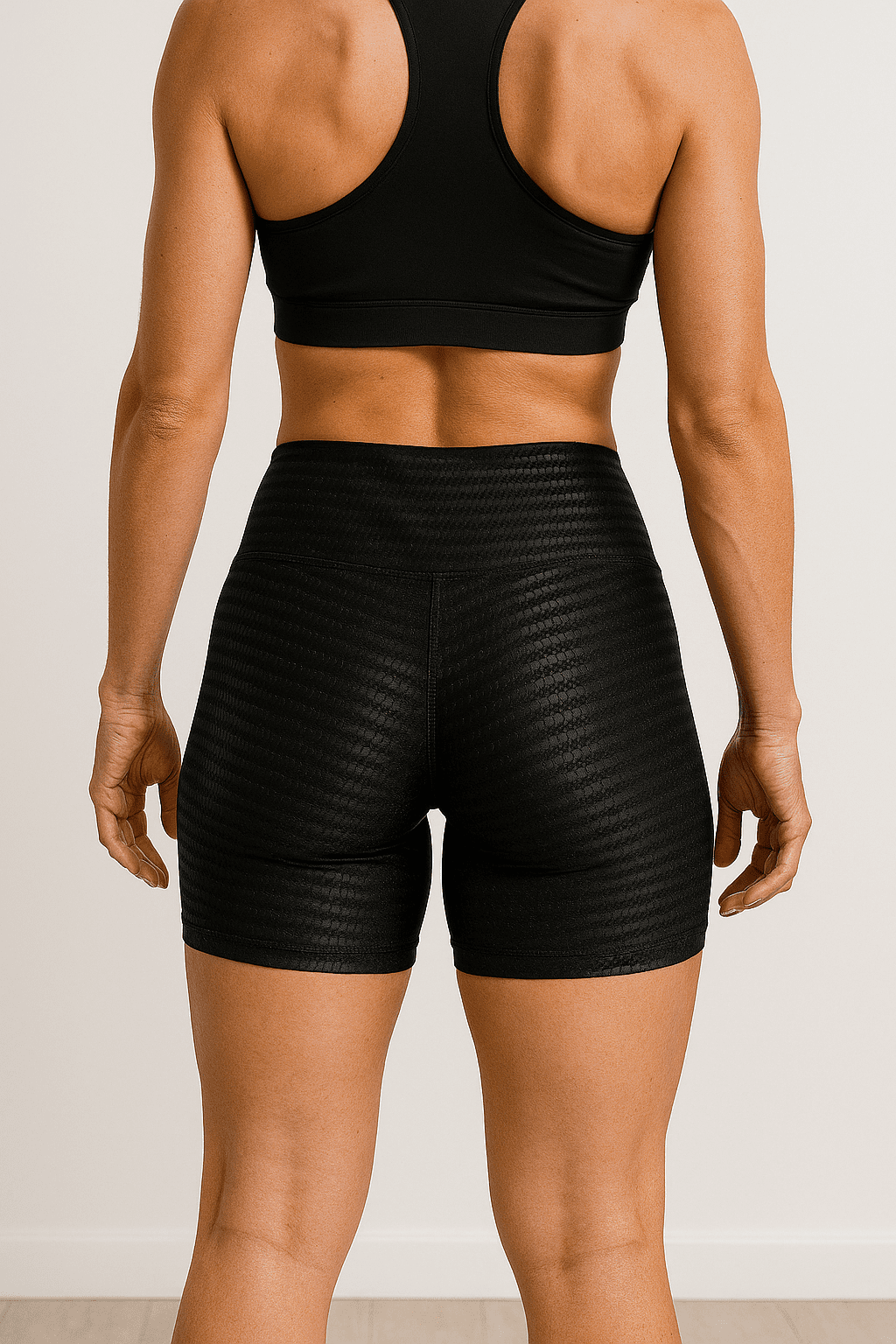 Short Fitness JD Fitness Textura Preto - Imagem 2