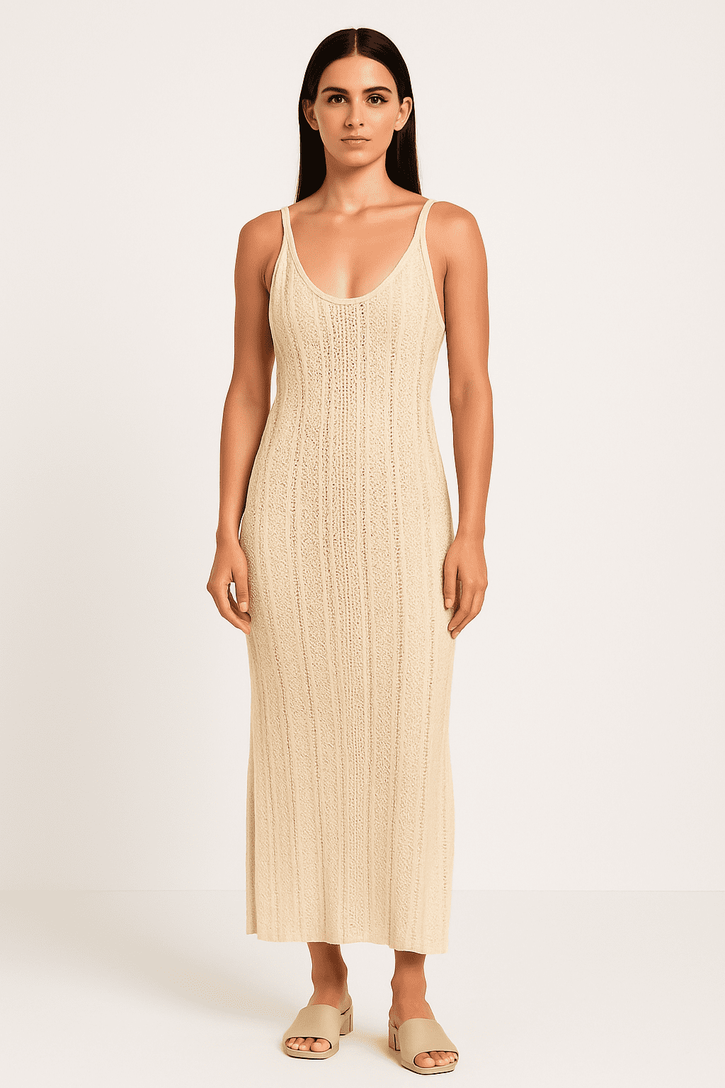 Vestido Atena Longo Champanhe