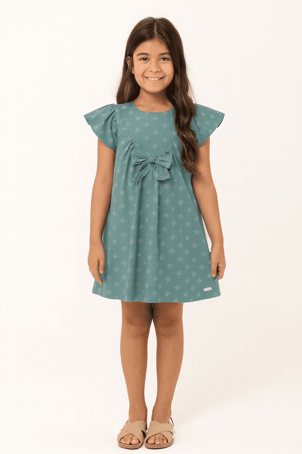 Vestido Brandili Azul Claro