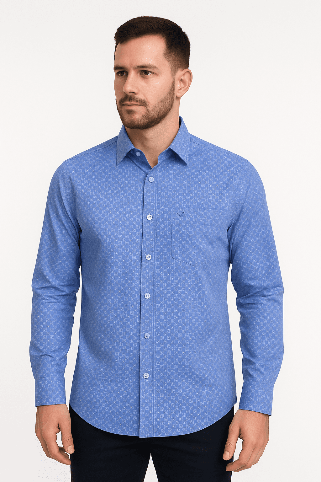 Camisa Manga Longa Com Bolso Wolpp