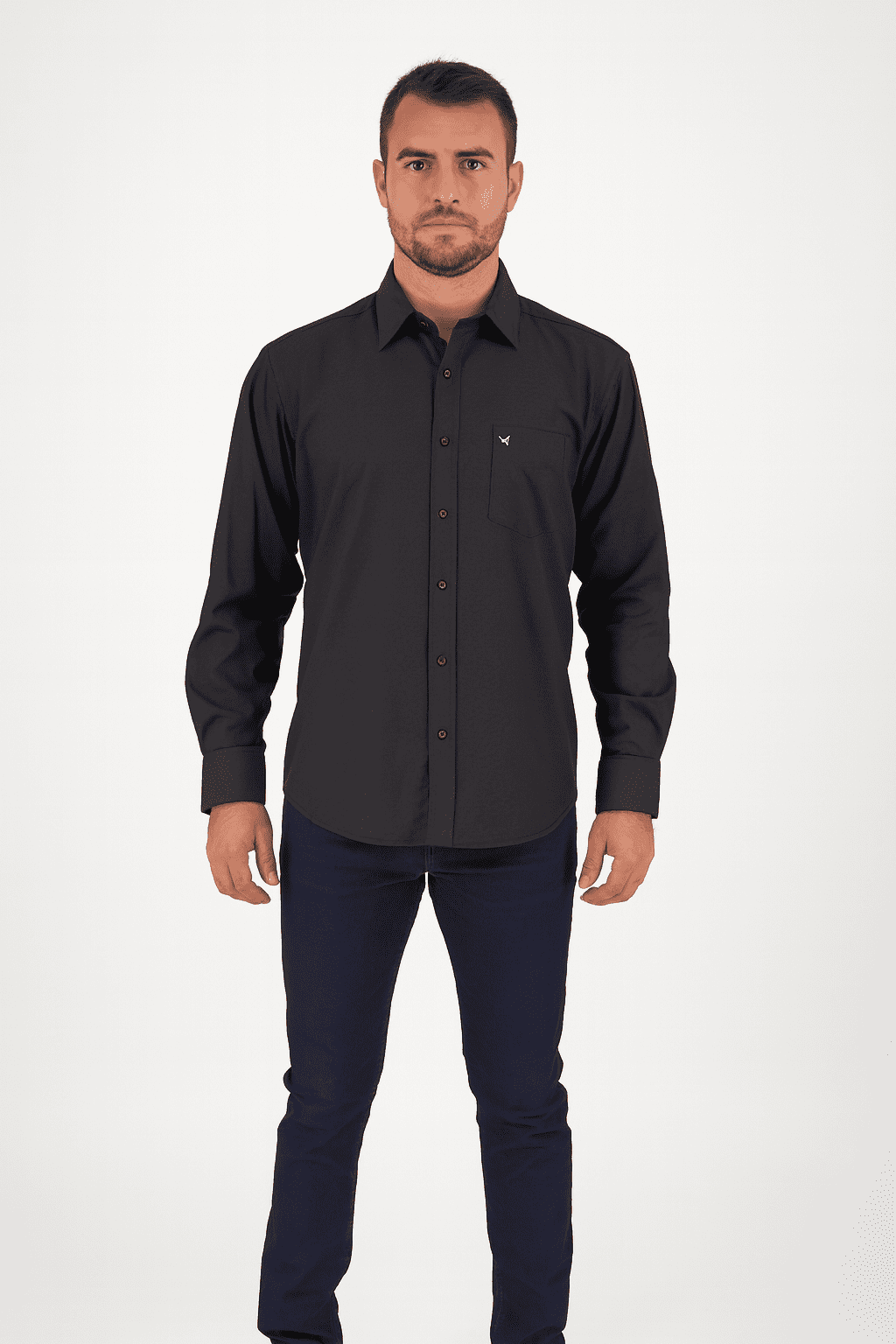 Camisa Manga Longa Com Bolso Wolpp