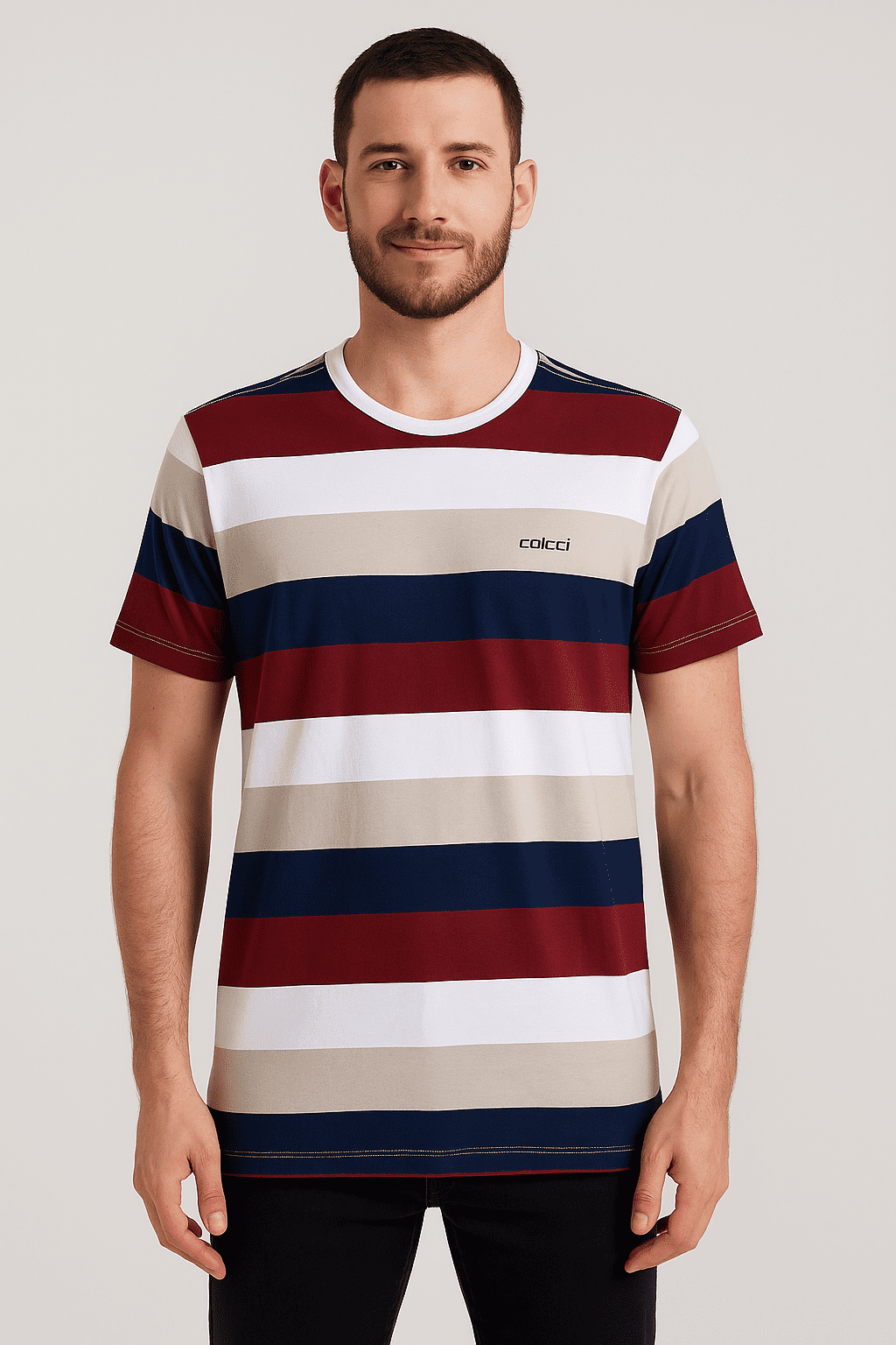 Camiseta Gola Lisa Colcci Listrada