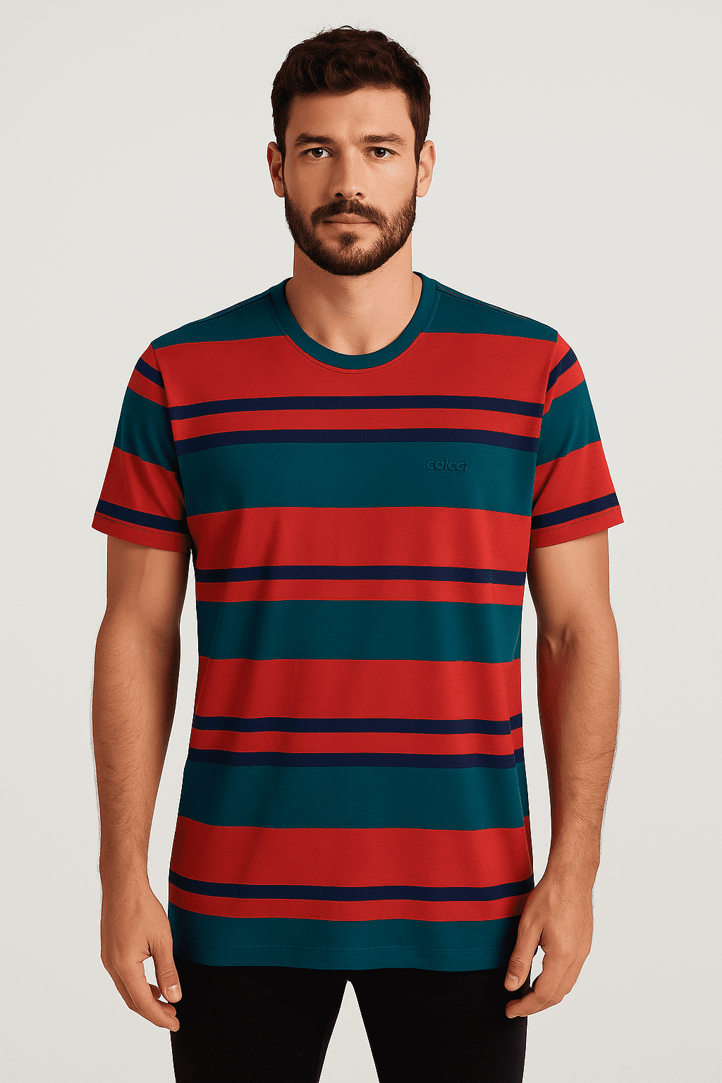 Camiseta Gola Lisa Colcci Listrada