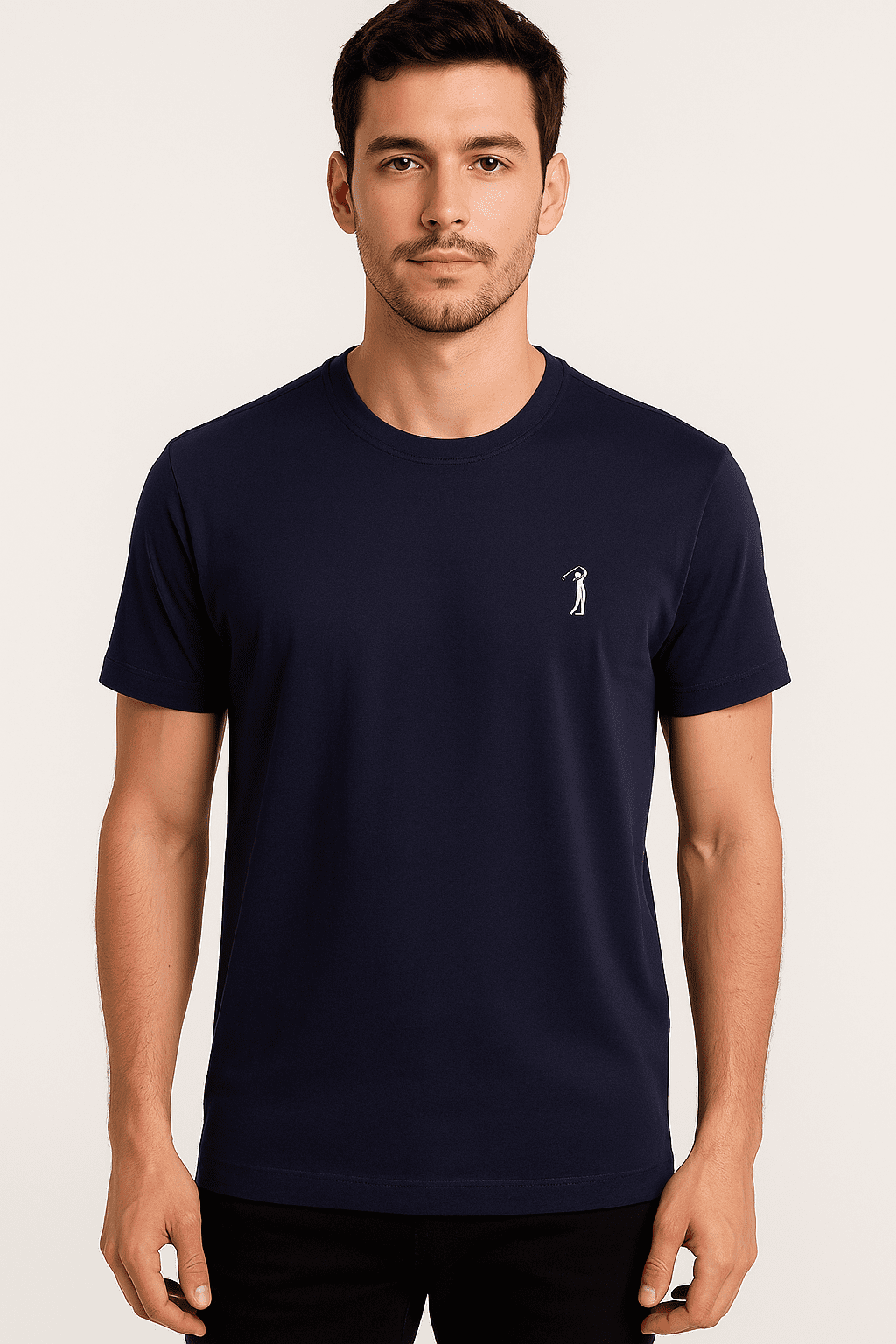 Camiseta Polo Soft Gola Lisa Azul