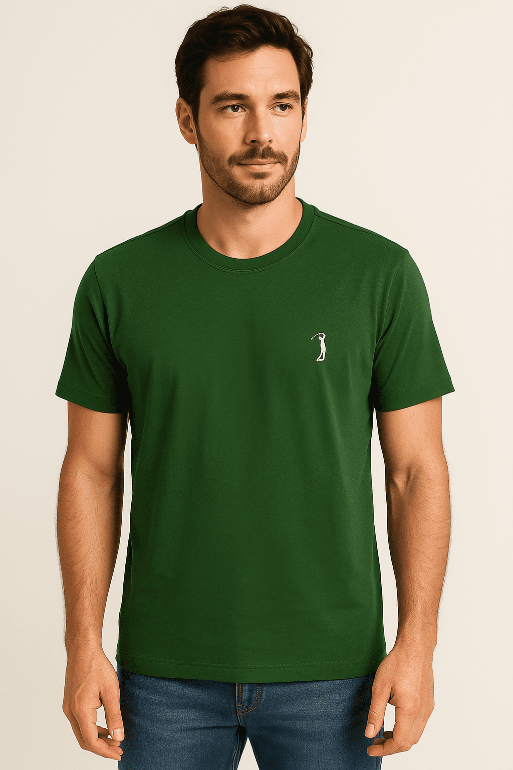 Camiseta Polo Soft Gola Lisa Verde