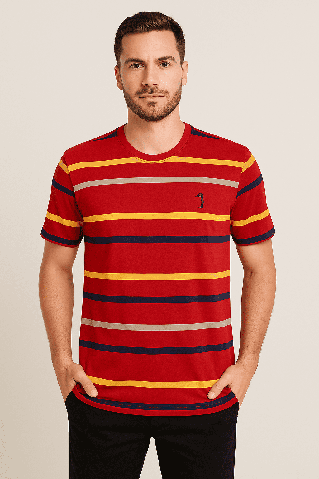 Camiseta Polo Soft Gola Lisa Vermelho